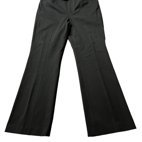 NYDJ WOMENS BLACK CASUAL BOOT CUT LIFT & TUCK SLIMMING SLACKS SIZE 14 NWT - Picture 2 of 12